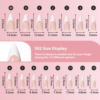 Nail tips French press on nails, simple long ladder manicure removable fake nails 120 pieces, prefabricated nail wholesale