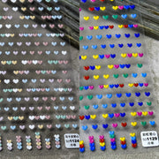 365nails: "pastel macaron heart stripe" – Nail Art Stickers