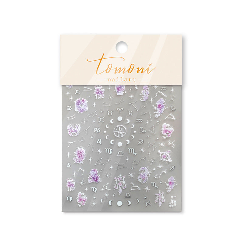 Celestial Zodiac Crystals – Astrology Nail Art Set