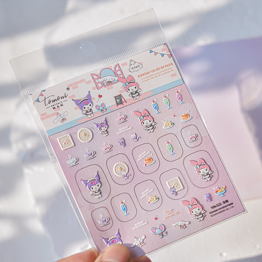 365nails: "My Melody & Kuromi Chinese Style" – nail art stickers