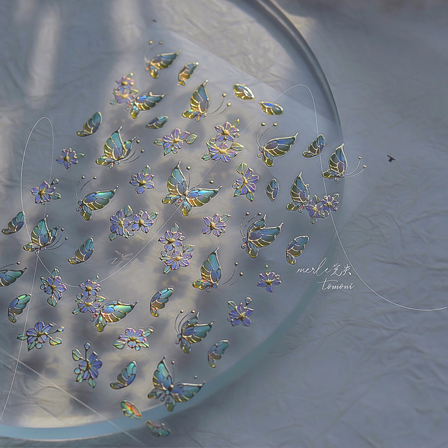 365nails: "Metallic Jelly Butterfly" – nail art stickers