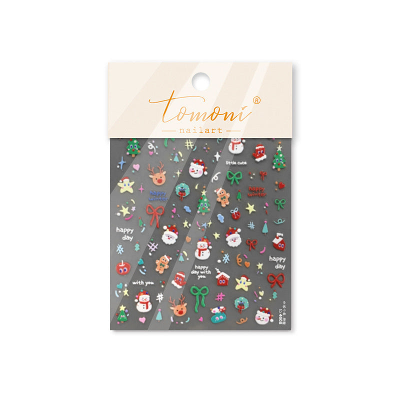 365nails: "Colorful Mini Christmas" – nail art stickers
