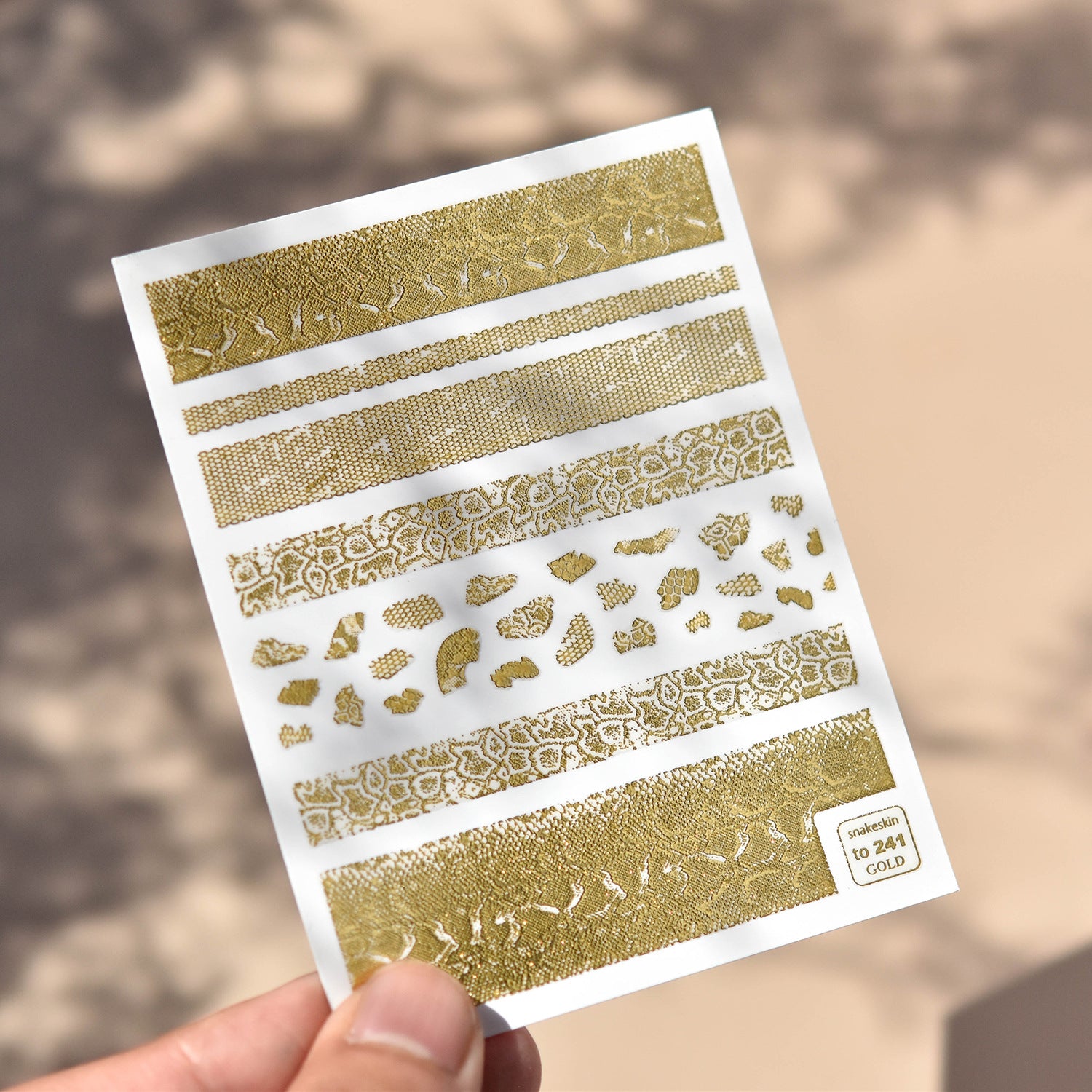 365nails: "Metallic Gold Rose" – nail art stickers