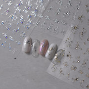 365nails: "雛菊水晶浮雕組" – 美甲貼紙