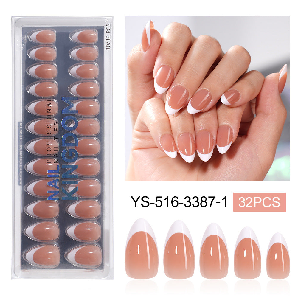 "Classic White French" - Timeless 32Pcs Press-On Nails Set