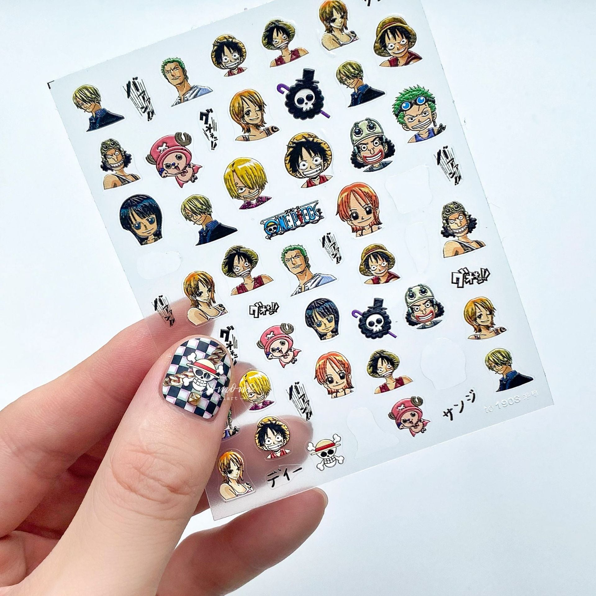 Demon Slayer Chibi: "Slayer Corps" – 5D Embossed Nail Sticker