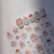 365nails: "Holographic Dunhuang Floral" – Adesivos para Unhas