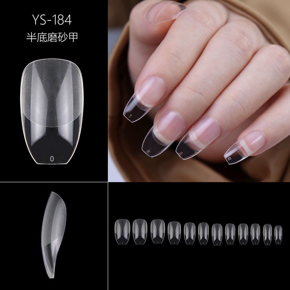 365nails 240PCS 跨境熱銷款｜免銼無縫軟凝膠甲片（半霧/全霧可選）