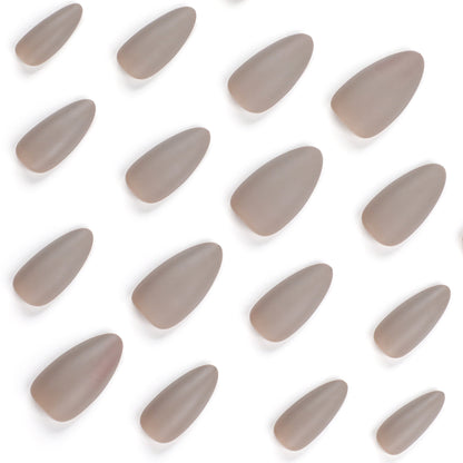 Factory direct sales solid color feel matte nail art wholesale nail art piece finished product press-on nails short nail piece nails｜365nails