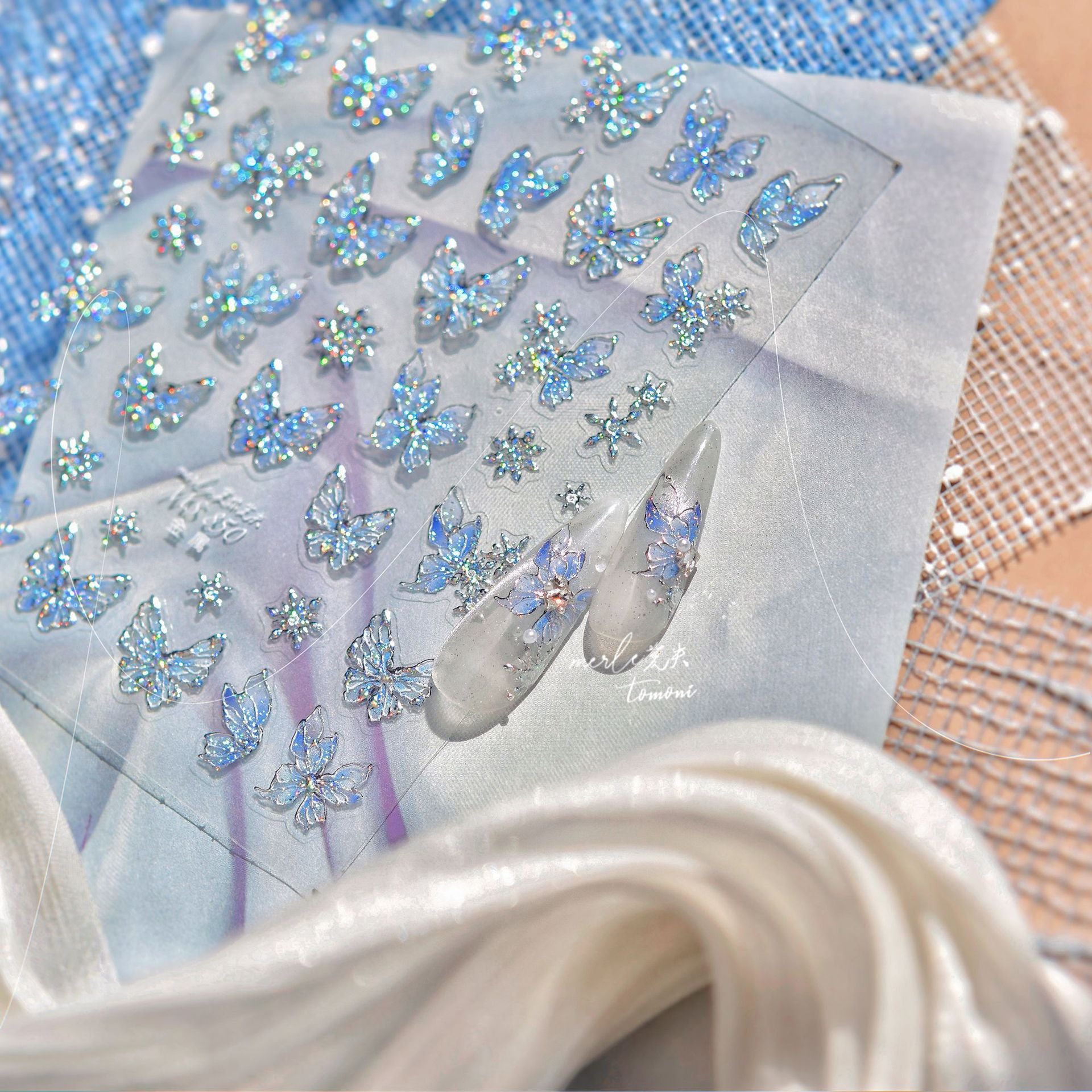 365nails: "Holographic Butterfly" – nail art stickers