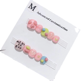 Cute Candy Cartoon Kids Press On Nails Mixed Style Set