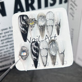 Handmade Nail Time Travel  Creative Hand-painted Relief Sweet Cool Spice Girl  Nail Art｜365nails