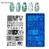 Christmas Nail Stamping Plate Set with Festive Holiday Designs (MOQ=3)