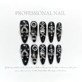 Tokyo Wear nails, Dark Mine, Dark Spice Girl Style Nail Art Handmade Finished Products | 365nails