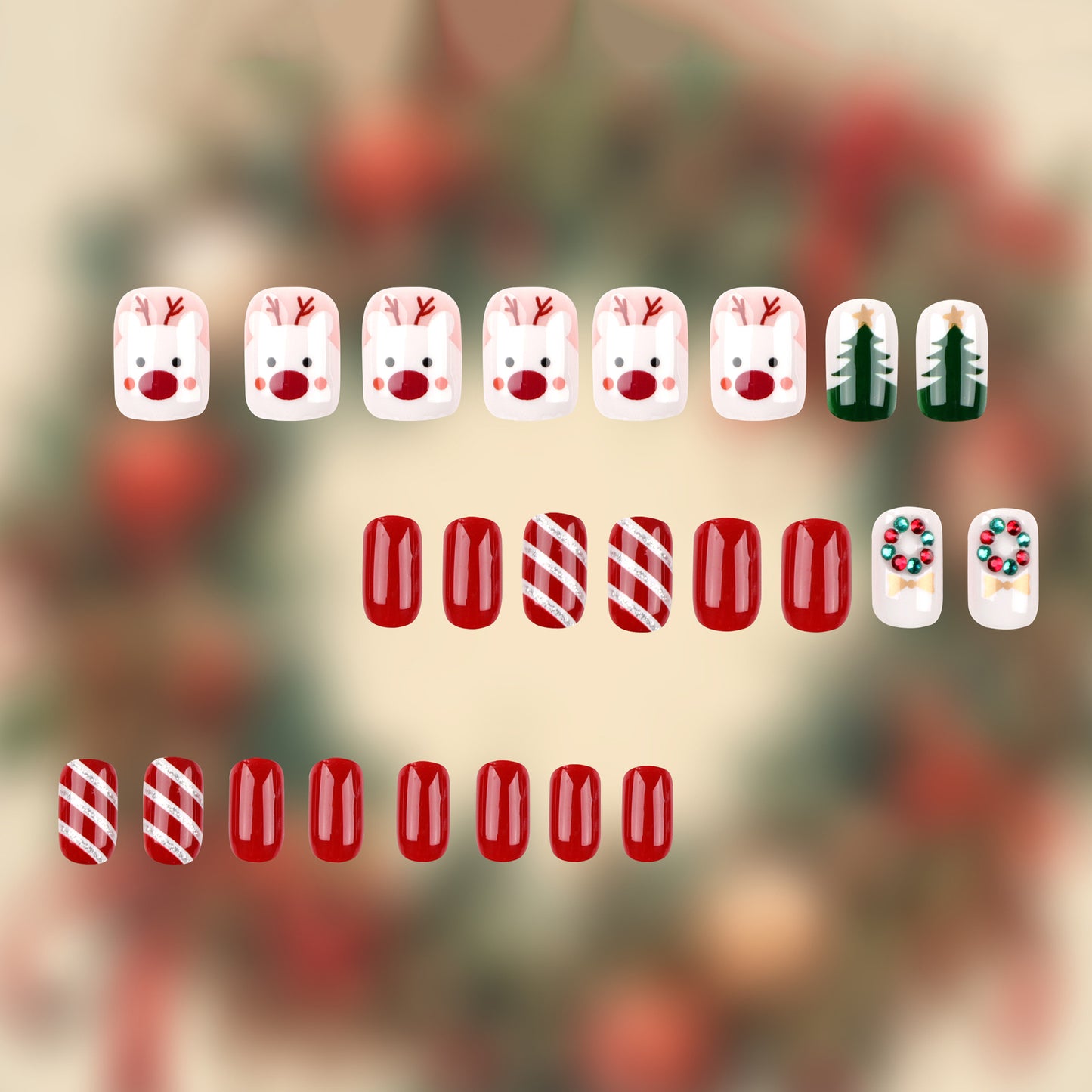 Popular Christmas Wear Nail  Nail Sheet   Nail Art Wear  Nail Sheet Wholesale｜365nails
