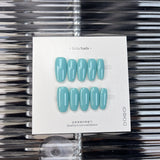 The Essential Solids | Medium Oval ｜Handmade Press-on Nails