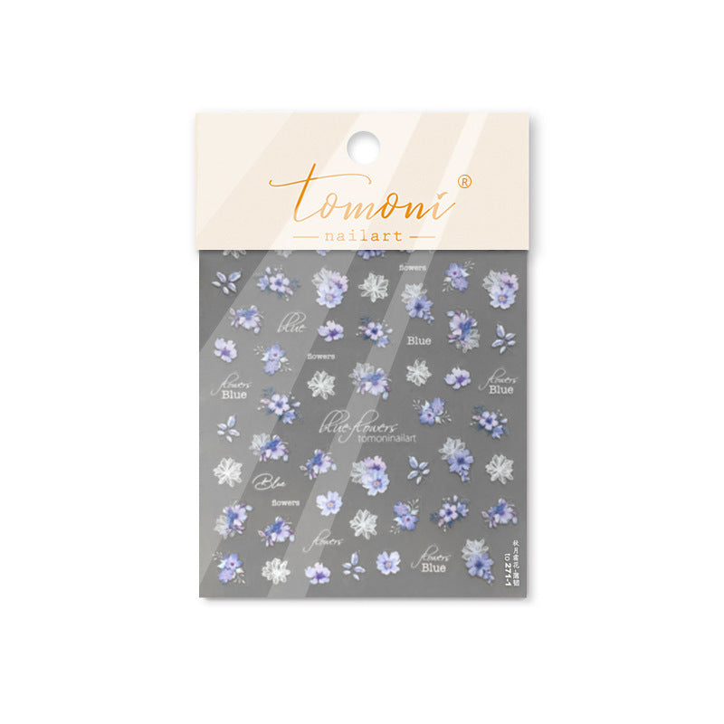 365nails: "Soft White Floral" – nail art stickers