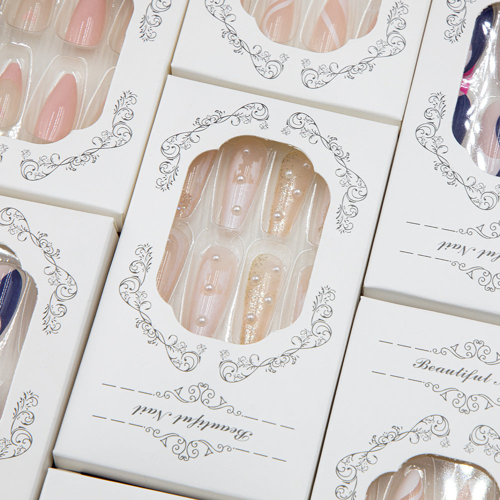 Elegant Window Drawer Box Press On Nail Packaging (MOQ=100)