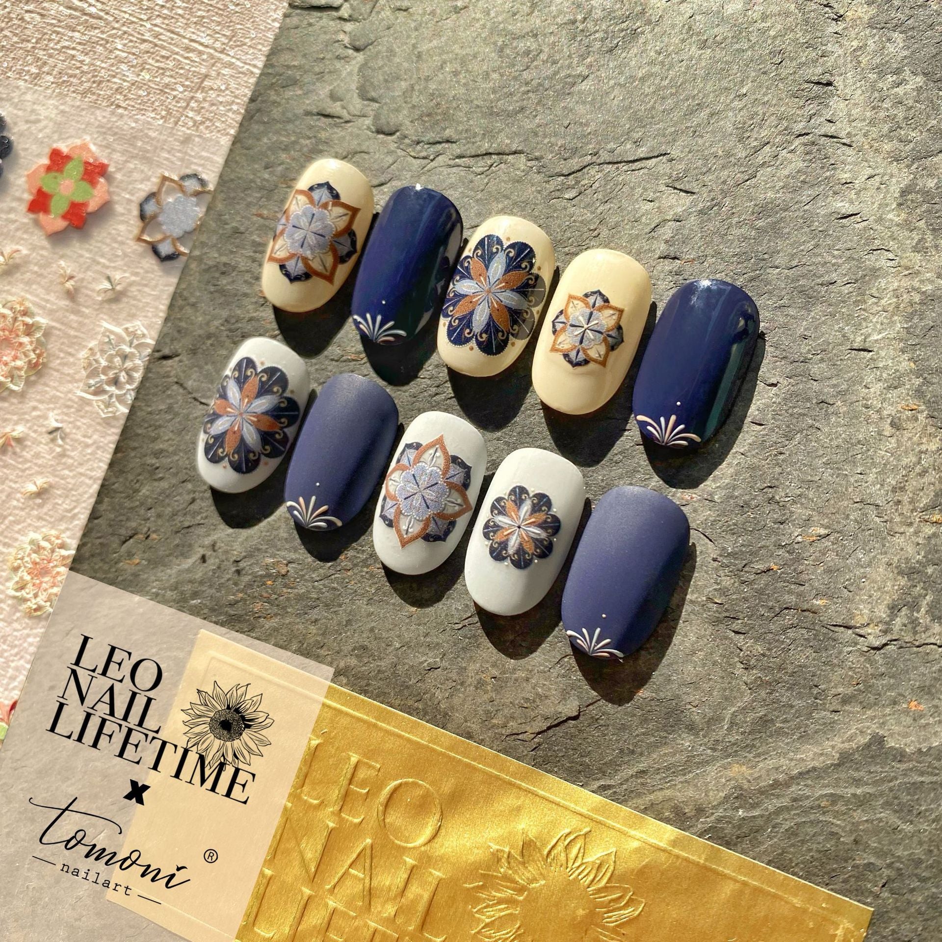 365nails: "빈티지 에스닉 만다라" – 네일 아트 스티커