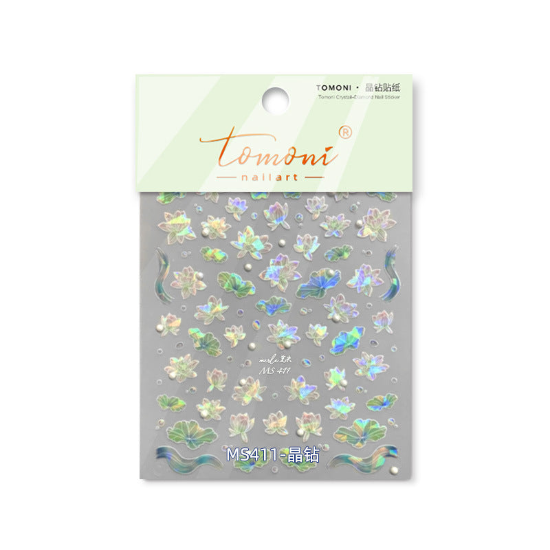 365nails: 幻彩水晶蓮花池 – 美甲貼紙