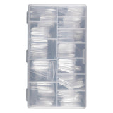 Nail Tips Amazon hot-selling nail pads plus rectangular nail pads, seamless transparent 360 pcs, boxed seamless fake nails