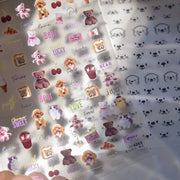 365nails: "Cute Sea Otter Face" – nail art stickers