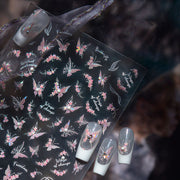 365nails: "Pearl Pink Crystal Butterfly" – nail art stickers