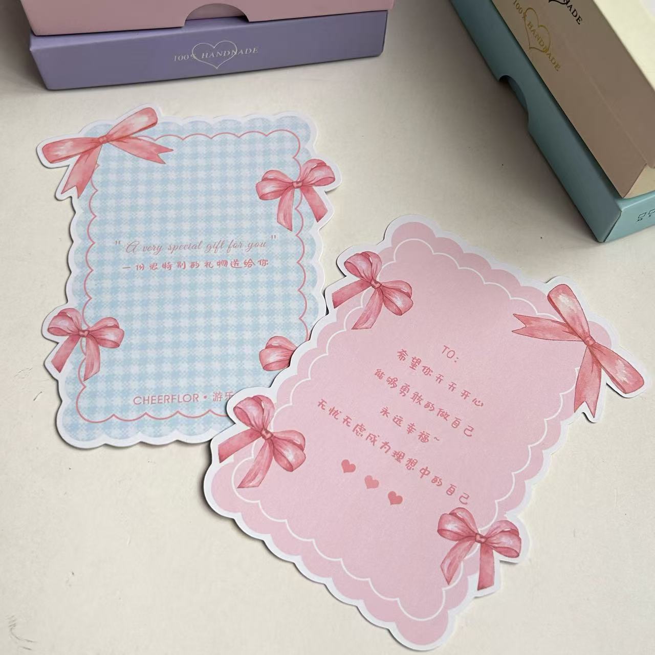 Minimalist Thank‑You Card – English Gratitude Insert for Small Business Packaging