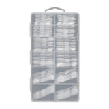 Nail Tips Nail art extension nail mold 120 pieces boxed, no paper holder, no trace oval with scale line, rapid phototherapy nail film wholesale
