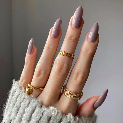 Medium and Long Collection Solid Color Nail Sheet Wholesale Nail Art Finished  Nail Patch Advanced ｜365nails