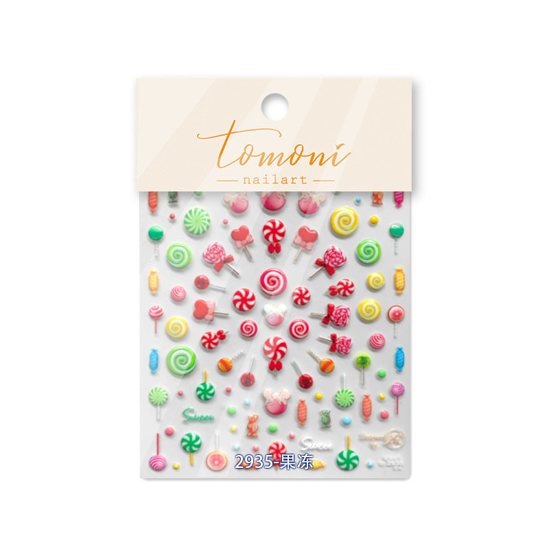 Sweet Candy Collection: "Jelly Treats" – 3D Jelly Nail Sticker