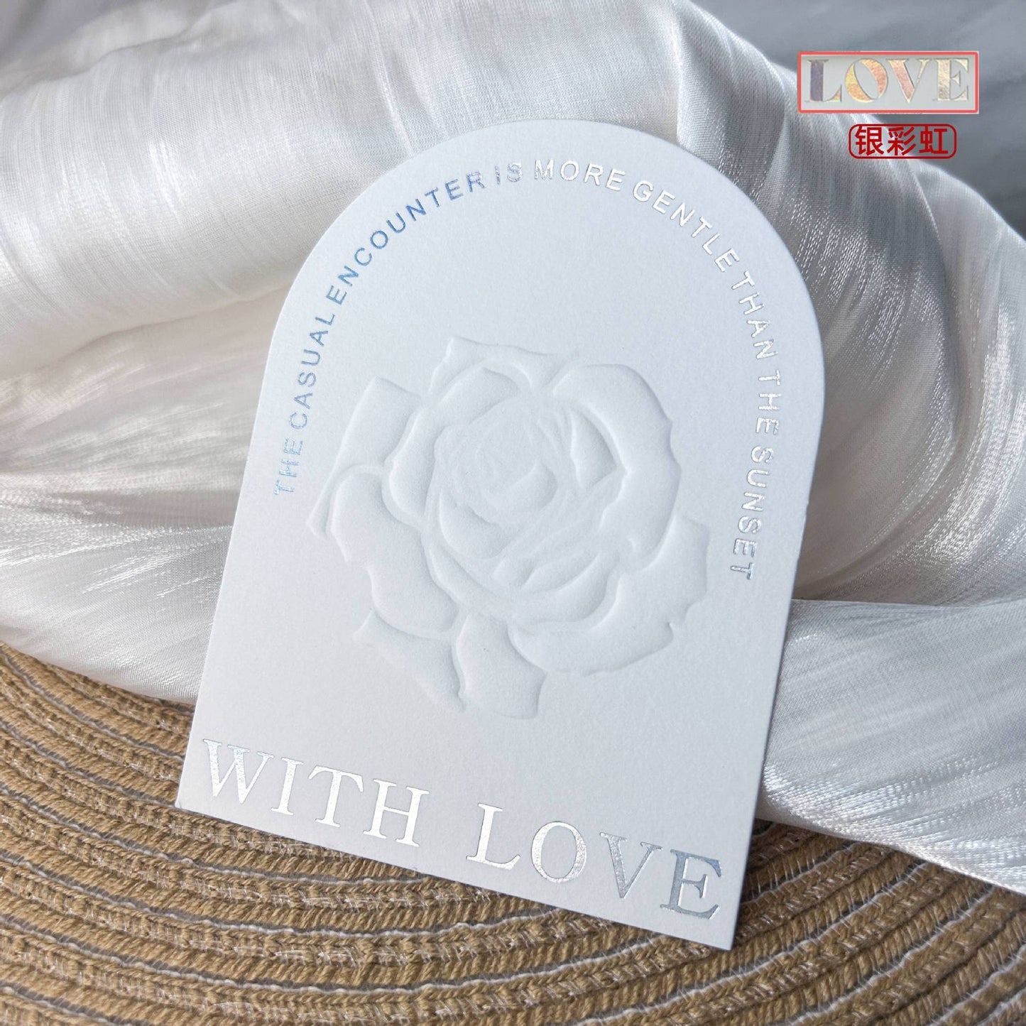 Embossed Gold Cotton Display Cards for Press On Nails (MOQ=50)