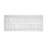 Nail Tips press on nails pads 240 pieces free of engraving and grinding, boxed long matte non-marking with scale lines and half-pasted fake nails