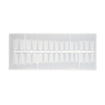 Nail Tips press on nails pads 240 pieces free of engraving and grinding, boxed long matte non-marking with scale lines and half-pasted fake nails
