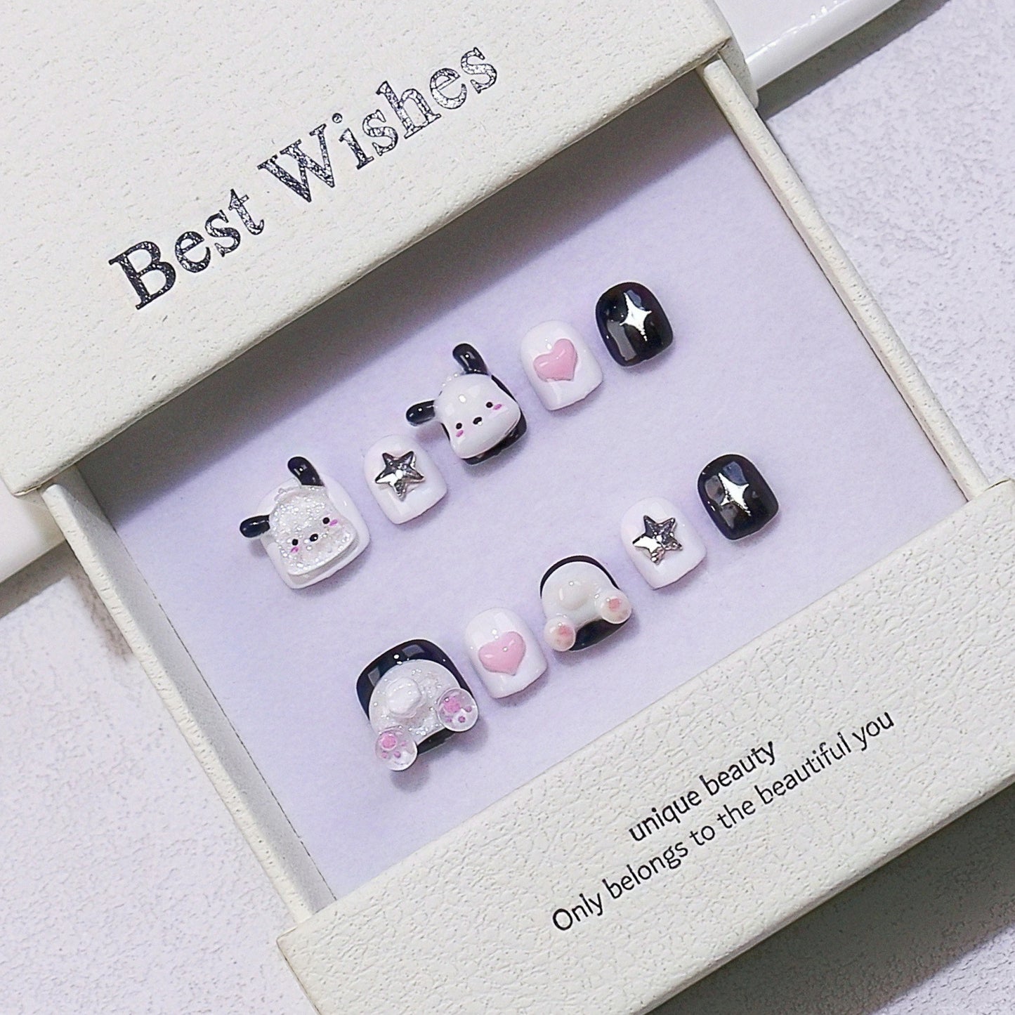 Children's special cute cartoon nail art 3-12 years old girls and children nail art film