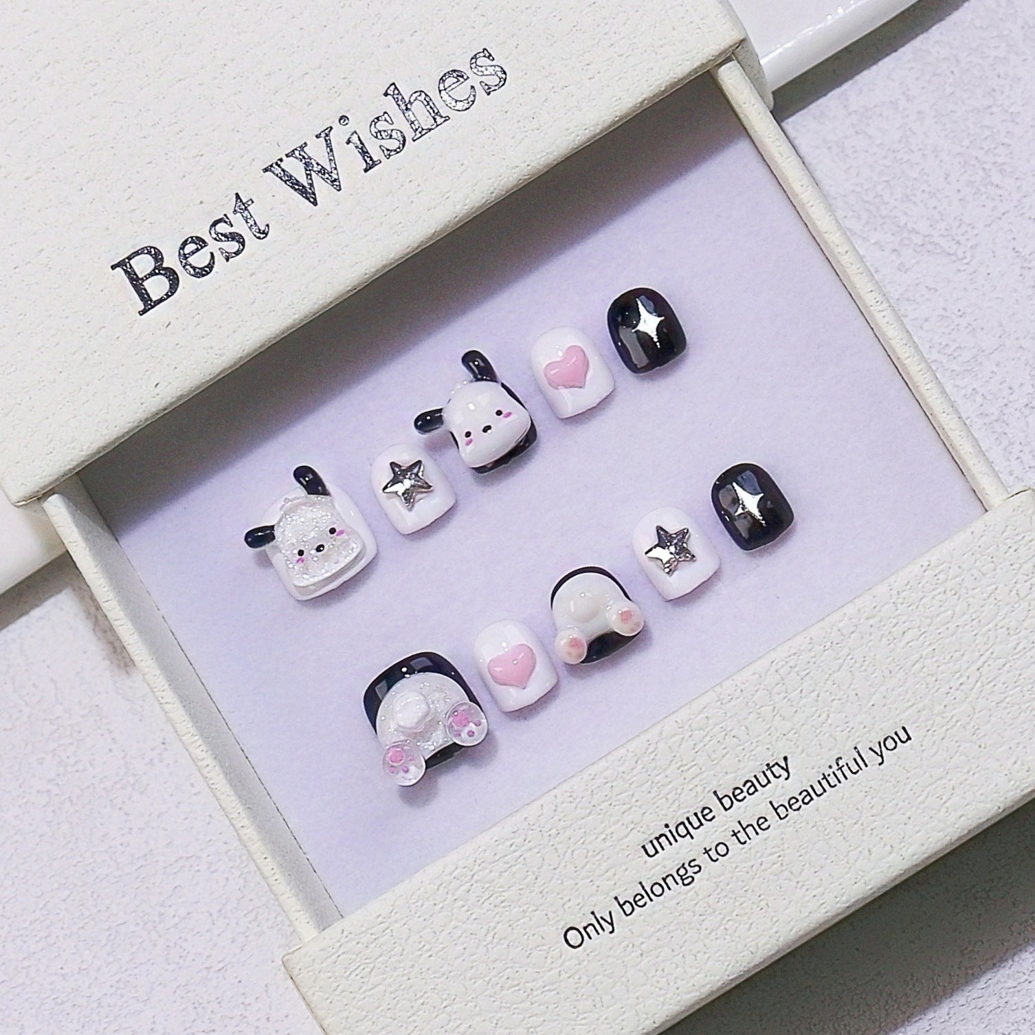 Children's special cute cartoon nail art 3-12 years old girls and children nail art film