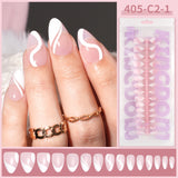 Nail Tips Hot-selling French press on nails seamless short almond manicure tablets, pre-made fingernails removable 120 pieces