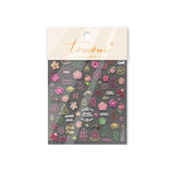 365nails: "Lucky Chinese New Year Holographic Flower & Snake" – Nail Art Stickers