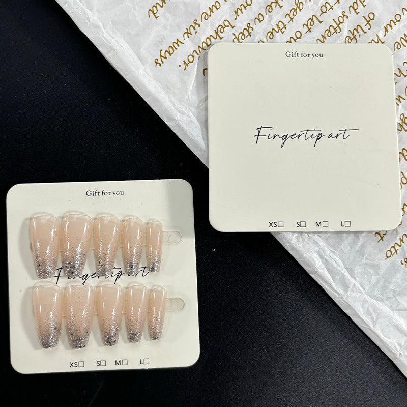 Minimal White Display Cards for Handmade Press On Nails (MOQ=50)