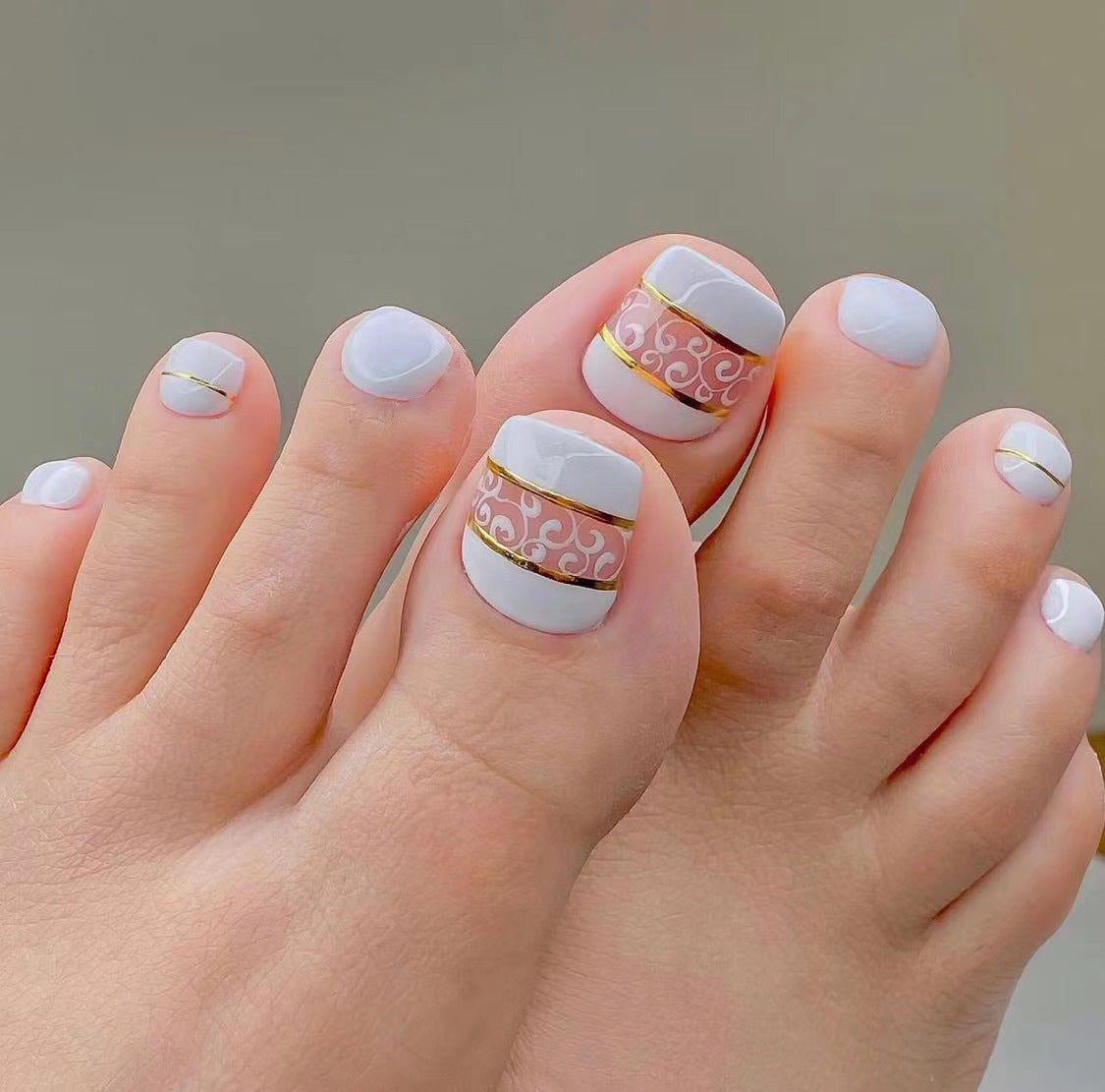 Wear nail manicure toenail patch wholesale collection toenail removable  fake nail false nails｜365nails