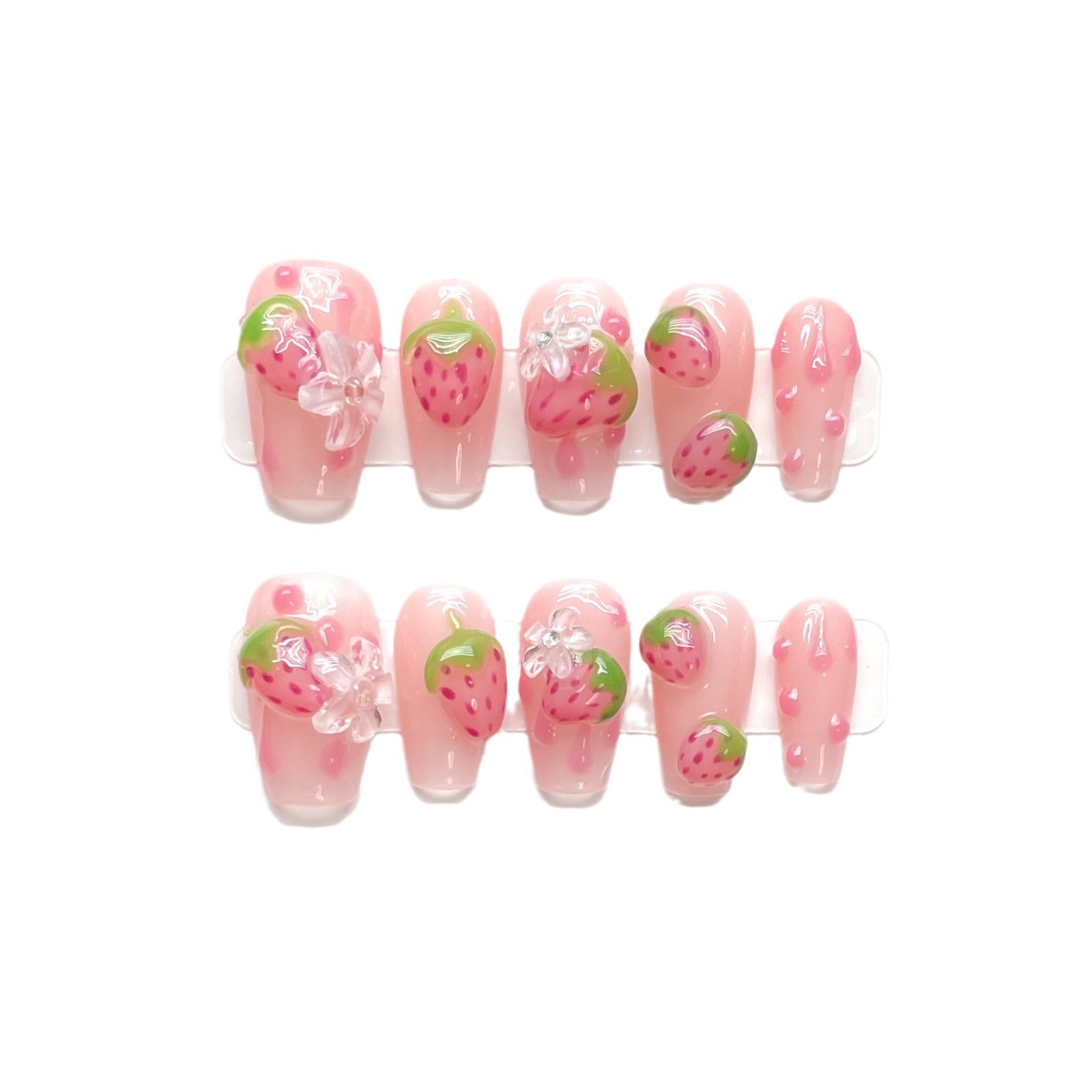 Mixed Stylish Short Medium Press On Nails Collection
