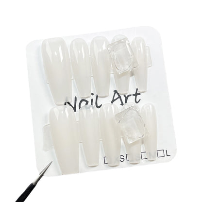 Pistola de spray para unhas feitas à mão, blush, atmosfera, temperamento, linda mulher, manicure longa, simples, doce, adesivo ｜365nails
