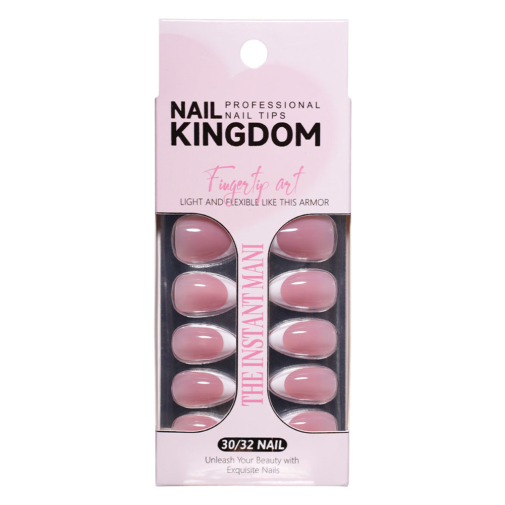 "Classic White French" - Timeless 32Pcs Press-On Nails Set