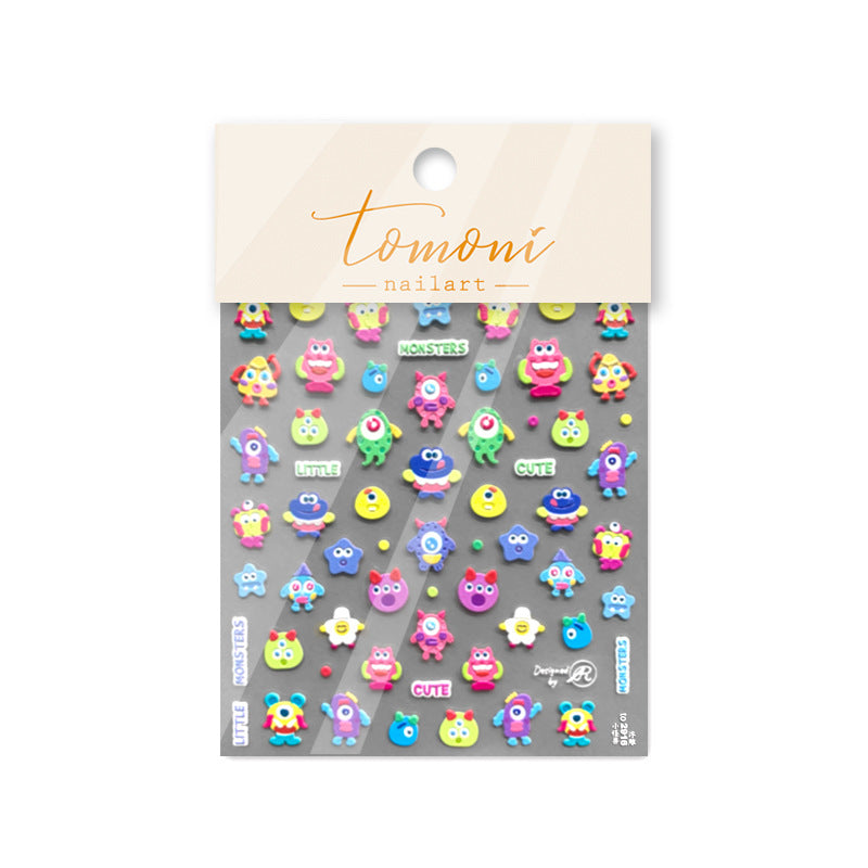 365nails: "petit monstre mignon" – Autocollants pour ongles