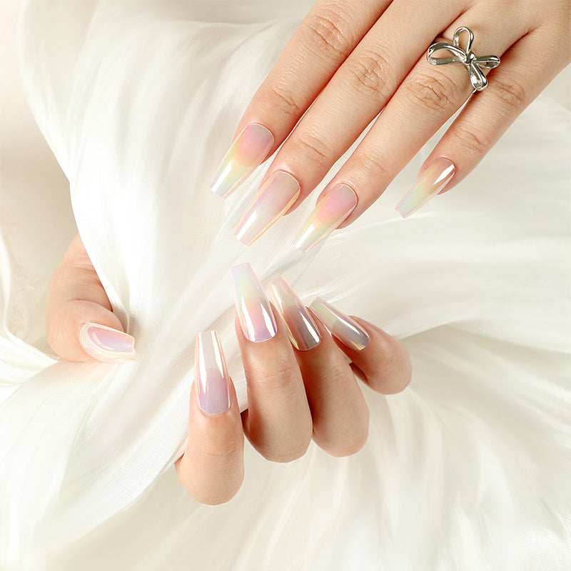 Uñas postizas Colección Aurora Uñas postizas Láminas para uñas Láminas para uñas al por mayor Producto terminado Uñas postizas extraíbles｜365nails