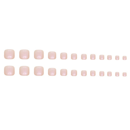 ina wind Press-on toenails fake nails warm color solid color aurora manicure white Press-on toenails nail nails｜365nails
