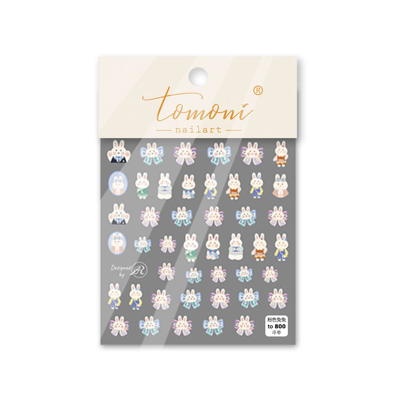 365nails: "Pastel Bunny Rabbit" – Nail Art Stickers
