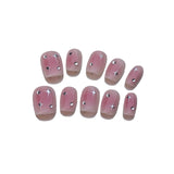 Pure Handmade Press-on Nails spray gun blush smudge star short nail patch high-end wearable nail piece finished product｜365nails