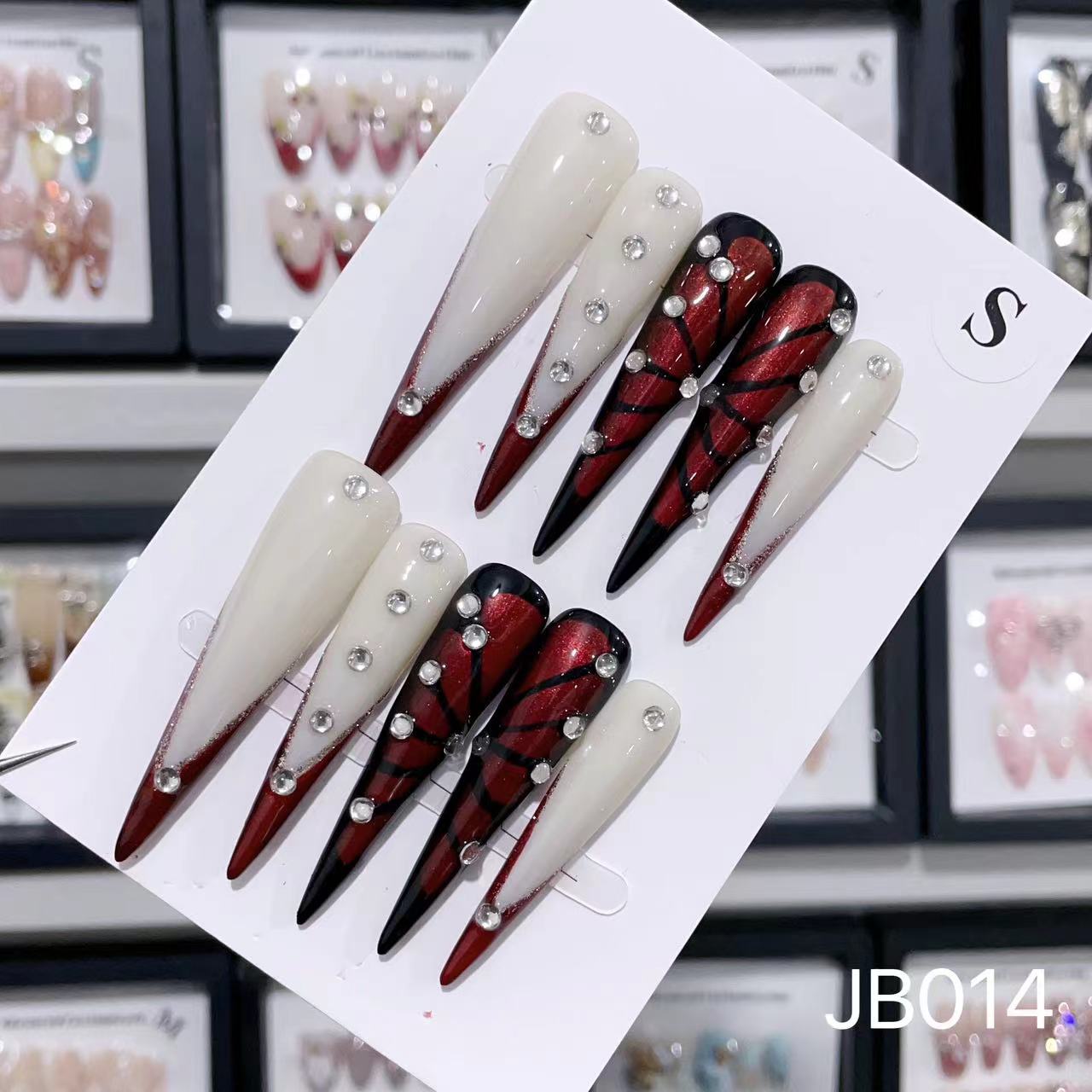 Extra Long 5.5cm Stiletto Press-On Nails Collection | Dozens of Styles | Reusable & Ready to Wear