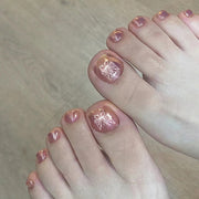 可拆卸極光蝴蝶腳趾穿戴甲｜24片｜365nails